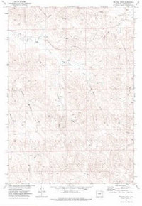 7.5' Topo Map of the Truman Draw, WY Quadrangle