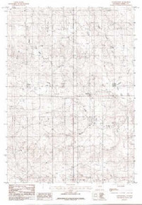 7.5' Topo Map of the Turnercrest, WY Quadrangle