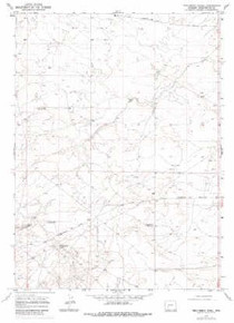 7.5' Topo Map of the Twelvemile Knoll, WY Quadrangle