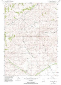 7.5' Topo Map of the Twentyone Creek, WY Quadrangle