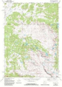 7.5' Topo Map of the Union Peak, WY Quadrangle