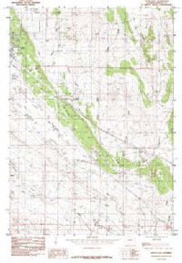 7.5' Topo Map of the Upton East, WY Quadrangle