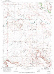 7.5' Topo Map of the Verne, WY Quadrangle