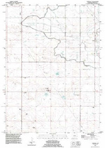 7.5' Topo Map of the Veteran, WY Quadrangle