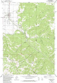 7.5' Topo Map of the Victor, ID Quadrangle