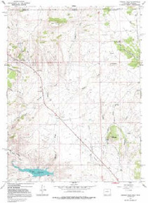 7.5' Topo Map of the Virginia Dale, CO Quadrangle