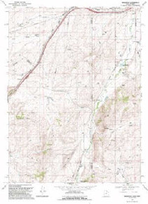 7.5' Topo Map of the Wahsatch, UT Quadrangle