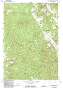 7.5' Topo Map of the Walker Mountain, WY Quadrangle
