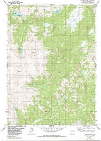 7.5' Topo Map of the Washakie Park, WY Quadrangle