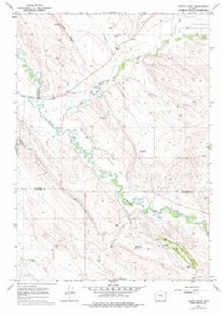 7.5' Topo Map of the Weintz Draw, WY Quadrangle
