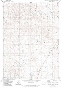 7.5' Topo Map of the West Fork Buffalo Creek, WY Quadrangle
