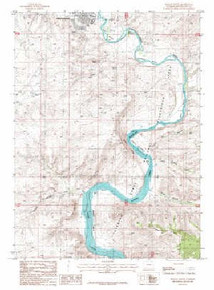 7.5' Topo Map of the Whalen Butte, WY Quadrangle