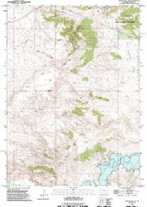 7.5' Topo Map of the Wheatland NE, WY Quadrangle