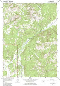 7.5' Topo Map of the Whetstone Mountain, WY Quadrangle