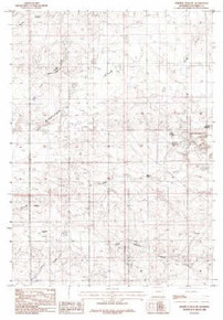 7.5' Topo Map of the Whipple Hollow, WY Quadrangle