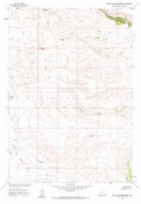 7.5' Topo Map of the White Sulphur Spring, WY Quadrangle