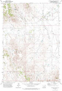 7.5' Topo Map of the Whitetail Creek, WY Quadrangle