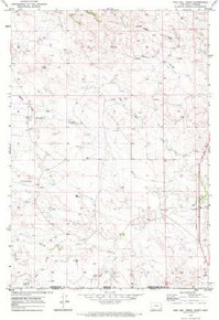 7.5' Topo Map of the Wild Bill Creek, MT Quadrangle