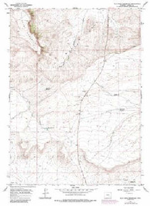 7.5' Topo Map of the Wild Irish Reservoir, WY Quadrangle