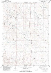 7.5' Topo Map of the Wildlife Draw East, WY Quadrangle