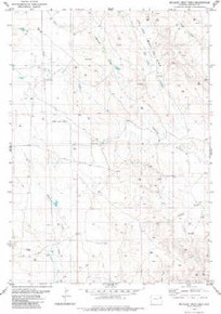 7.5' Topo Map of the Wildlife Draw West, WY Quadrangle