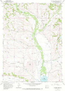 7.5' Topo Map of the Wilkinson Creek, WY Quadrangle