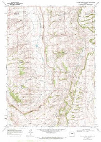 7.5' Topo Map of the Willow Creek School, WY Quadrangle