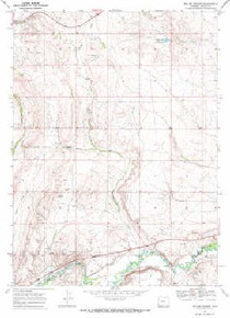 7.5' Topo Map of the Willow Springs, WY Quadrangle