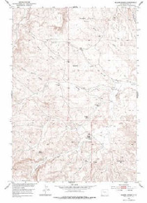 7.5' Topo Map of the Wilson Spring, WY Quadrangle