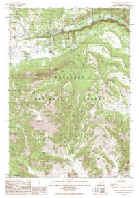 7.5' Topo Map of the Windy Mountain, WY Quadrangle