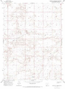 7.5' Topo Map of the Winter Fat Reservoir, WY Quadrangle