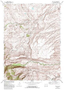 7.5' Topo Map of the Wise Flat, WY Quadrangle