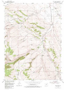 7.5' Topo Map of the Wolf Point, WY Quadrangle