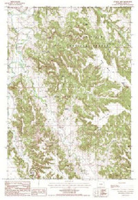 7.5' Topo Map of the Wonder View, WY Quadrangle