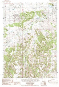 7.5' Topo Map of the Wood Canyon, WY Quadrangle