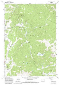 7.5' Topo Map of the Woodrock, WY Quadrangle
