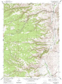 7.5' Topo Map of the Woods Landing, WY Quadrangle