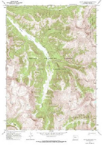 7.5' Topo Map of the Yellow Mountain, WY Quadrangle