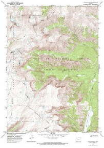7.5' Topo Map of the Younts Peak, WY Quadrangle