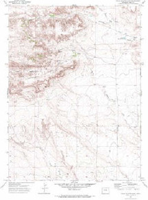 7.5' Topo Map of the Chalk Bluffs East, CO Quadrangle