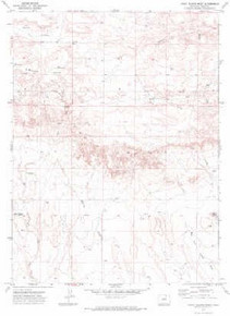 7.5' Topo Map of the Chalk Bluffs West, CO Quadrangle