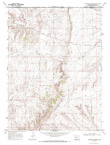 7.5' Topo Map of the Coffeepot Spring, CO Quadrangle