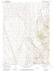 7.5' Topo Map of the Fortification NE, CO Quadrangle