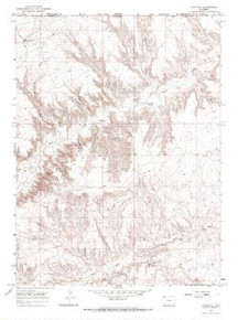7.5' Topo Map of the Hiawatha, CO Quadrangle