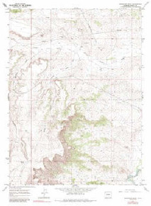 7.5' Topo Map of the Reservoir Draw, CO Quadrangle