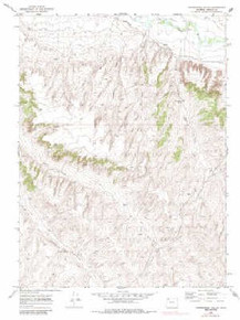 7.5' Topo Map of the Thornburgh Gulch, CO Quadrangle