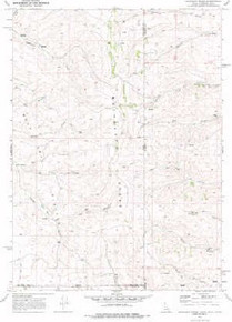 7.5' Topo Map of the Boundary Ridge, ID Quadrangle