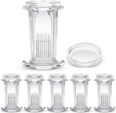 Glass Coplin Staining Jar with Lid, each