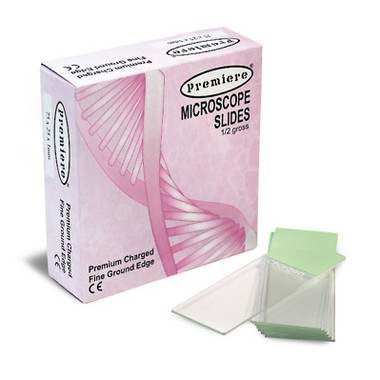 Premiere Charged Microscope Slides - Green