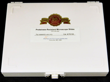 Proteinase-Resistant Microscope Slides